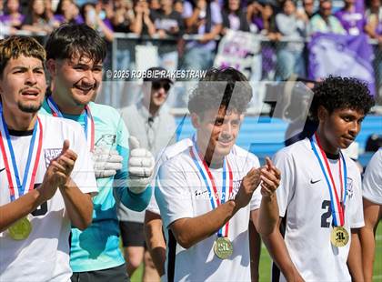 Thumbnail 1 in Austin Achieve vs. Gainesville (UIL 4A Soccer Division II Final Medal Ceremony) photogallery.
