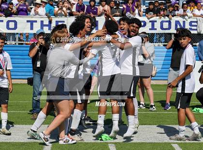 Thumbnail 3 in Austin Achieve vs. Gainesville (UIL 4A Soccer Division II Final Medal Ceremony) photogallery.
