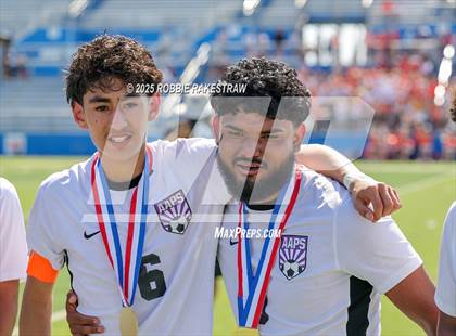 Thumbnail 2 in Austin Achieve vs. Gainesville (UIL 4A Soccer Division II Final Medal Ceremony) photogallery.