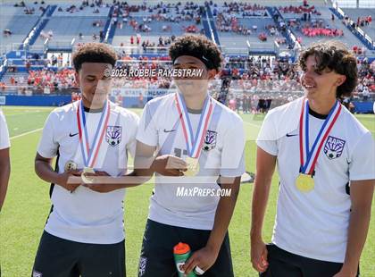 Thumbnail 1 in Austin Achieve vs. Gainesville (UIL 4A Soccer Division II Final Medal Ceremony) photogallery.