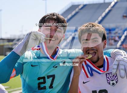 Thumbnail 2 in Austin Achieve vs. Gainesville (UIL 4A Soccer Division II Final Medal Ceremony) photogallery.