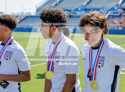 Thumbnail 2 in Austin Achieve vs. Gainesville (UIL 4A Soccer Division II Final Medal Ceremony) photogallery.