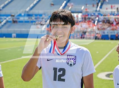 Thumbnail 3 in Austin Achieve vs. Gainesville (UIL 4A Soccer Division II Final Medal Ceremony) photogallery.
