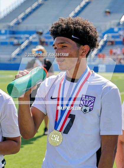 Thumbnail 3 in Austin Achieve vs. Gainesville (UIL 4A Soccer Division II Final Medal Ceremony) photogallery.