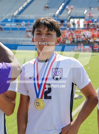 Thumbnail 3 in Austin Achieve vs. Gainesville (UIL 4A Soccer Division II Final Medal Ceremony) photogallery.
