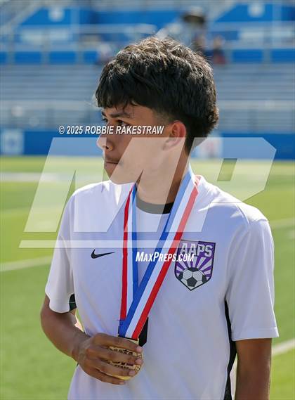 Thumbnail 2 in Austin Achieve vs. Gainesville (UIL 4A Soccer Division II Final Medal Ceremony) photogallery.