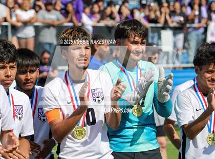 Thumbnail 3 in Austin Achieve vs. Gainesville (UIL 4A Soccer Division II Final Medal Ceremony) photogallery.