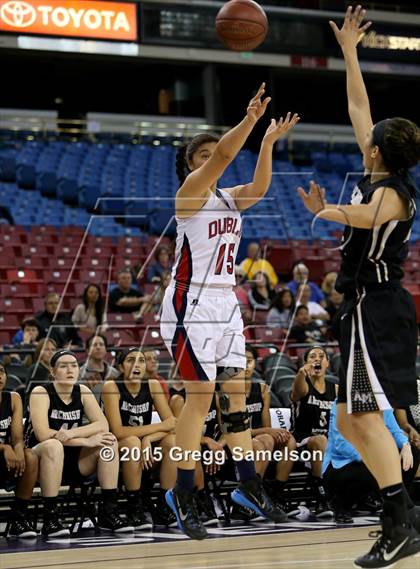 Thumbnail 1 in Dublin vs. Archbishop Mitty (CIF NorCal Regional D2 Final) photogallery.