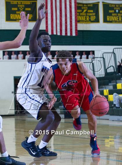 Thumbnail 1 in Scottsdale Christian Academy vs North Canyon (Horizon Holiday Hoops Tournament) photogallery.
