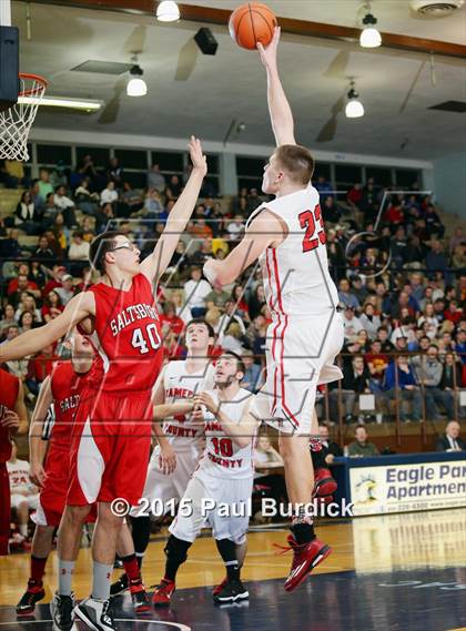Thumbnail 2 in Cameron County vs. Saltsburg (PIAA Class A First Round) photogallery.