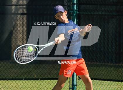 Thumbnail 2 in Allen vs Seven Lakes (UIL 6A Tennis Semifinals) photogallery.