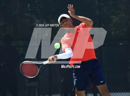 Thumbnail 2 in Allen vs Seven Lakes (UIL 6A Tennis Semifinals) photogallery.