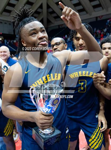 Thumbnail 2 in Wheeler vs Cherokee (GHSA 7A State Championship) photogallery.