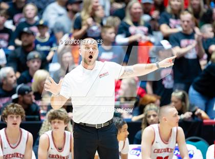 Thumbnail 2 in Wheeler vs Cherokee (GHSA 7A State Championship) photogallery.