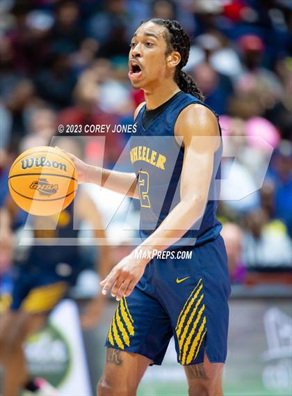 Thumbnail 2 in Wheeler vs Cherokee (GHSA 7A State Championship) photogallery.