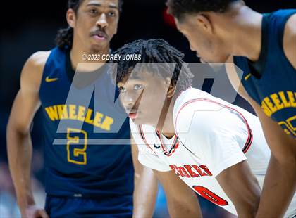 Thumbnail 3 in Wheeler vs Cherokee (GHSA 7A State Championship) photogallery.