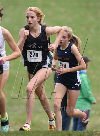 Thumbnail 1 in NYSPHSAA Cross Country Championships (Girls Class C) photogallery.