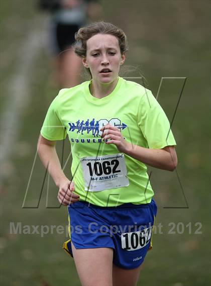 Thumbnail 1 in NYSPHSAA Cross Country Championships (Girls Class C) photogallery.