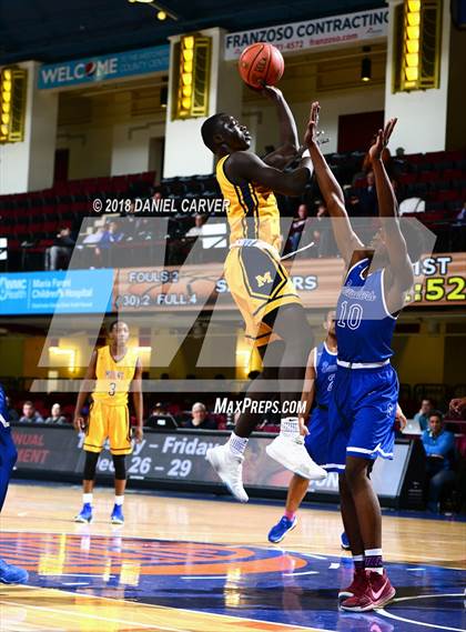 Thumbnail 1 in Saunders Trades & Tech vs Mt. St. Michael Academy (Slam Dunk Tournament) photogallery.