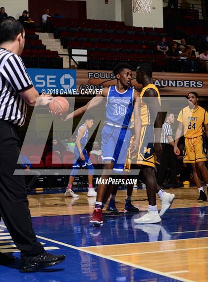 Thumbnail 1 in Saunders Trades & Tech vs Mt. St. Michael Academy (Slam Dunk Tournament) photogallery.