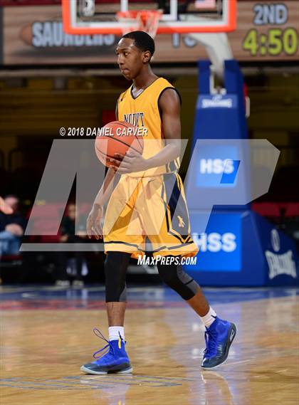 Thumbnail 3 in Saunders Trades & Tech vs Mt. St. Michael Academy (Slam Dunk Tournament) photogallery.