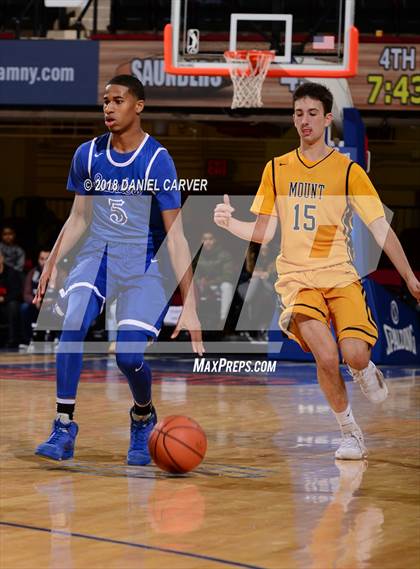 Thumbnail 3 in Saunders Trades & Tech vs Mt. St. Michael Academy (Slam Dunk Tournament) photogallery.