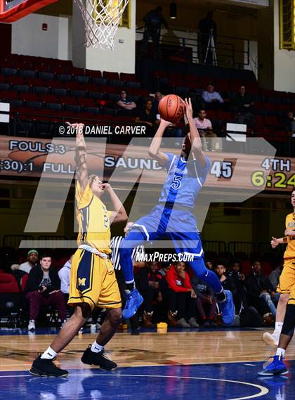 Thumbnail 2 in Saunders Trades & Tech vs Mt. St. Michael Academy (Slam Dunk Tournament) photogallery.