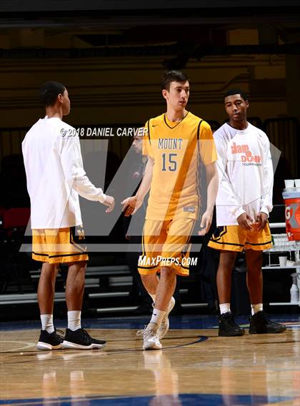 Thumbnail 2 in Saunders Trades & Tech vs Mt. St. Michael Academy (Slam Dunk Tournament) photogallery.