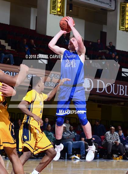 Thumbnail 3 in Saunders Trades & Tech vs Mt. St. Michael Academy (Slam Dunk Tournament) photogallery.