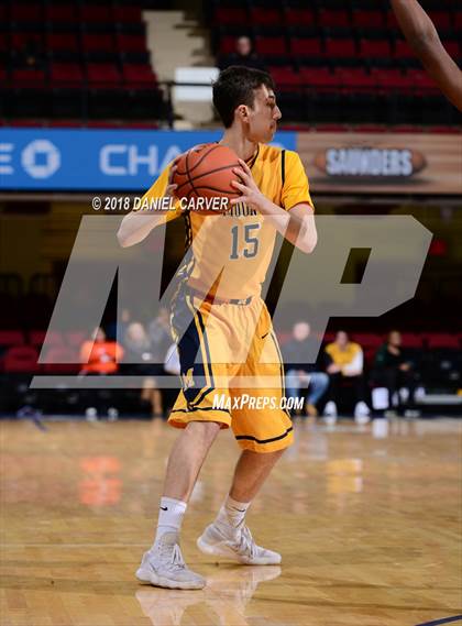 Thumbnail 2 in Saunders Trades & Tech vs Mt. St. Michael Academy (Slam Dunk Tournament) photogallery.