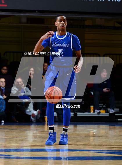 Thumbnail 3 in Saunders Trades & Tech vs Mt. St. Michael Academy (Slam Dunk Tournament) photogallery.