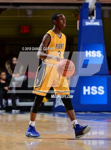 Thumbnail 3 in Saunders Trades & Tech vs Mt. St. Michael Academy (Slam Dunk Tournament) photogallery.