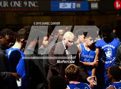 Thumbnail 1 in Saunders Trades & Tech vs Mt. St. Michael Academy (Slam Dunk Tournament) photogallery.