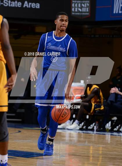 Thumbnail 2 in Saunders Trades & Tech vs Mt. St. Michael Academy (Slam Dunk Tournament) photogallery.