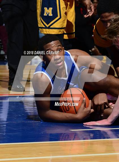 Thumbnail 3 in Saunders Trades & Tech vs Mt. St. Michael Academy (Slam Dunk Tournament) photogallery.