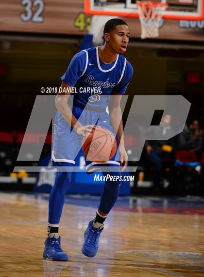 Thumbnail 3 in Saunders Trades & Tech vs Mt. St. Michael Academy (Slam Dunk Tournament) photogallery.