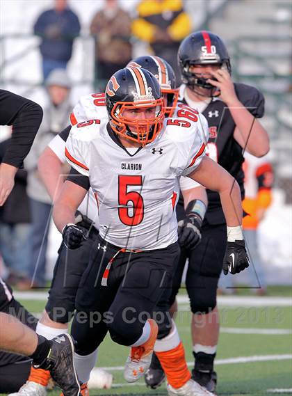 Thumbnail 2 in Clarion Area vs Lakeview (PIAA Class A Quarterfinal) photogallery.