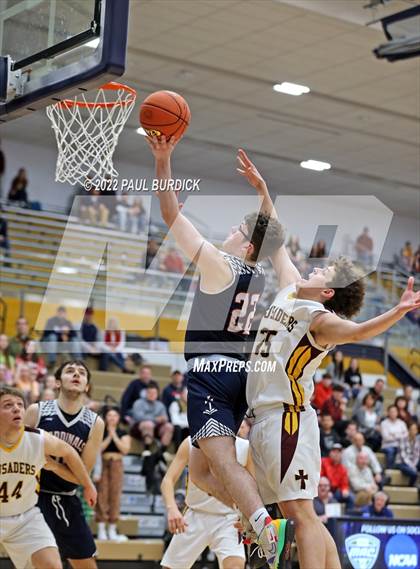 Thumbnail 2 in Elk County Catholic vs DuBois Central Catholic (District IX A Championship) photogallery.