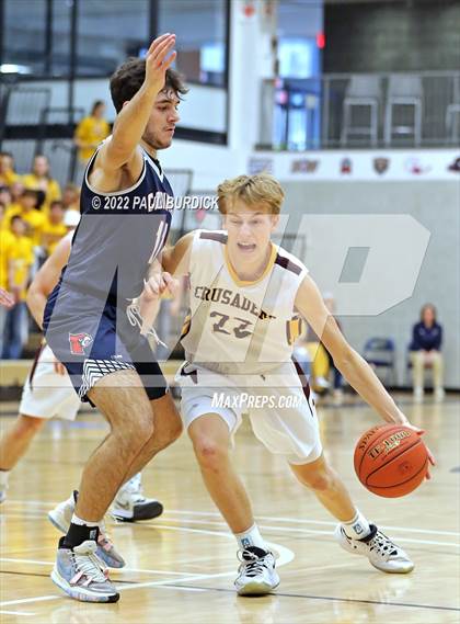 Thumbnail 2 in Elk County Catholic vs DuBois Central Catholic (District IX A Championship) photogallery.