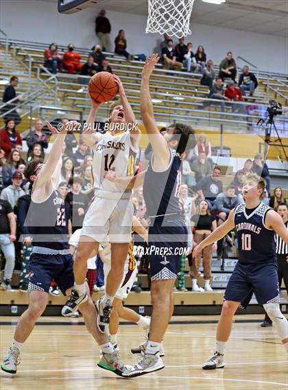 Thumbnail 2 in Elk County Catholic vs DuBois Central Catholic (District IX A Championship) photogallery.