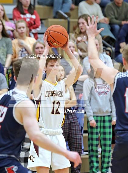 Thumbnail 2 in Elk County Catholic vs DuBois Central Catholic (District IX A Championship) photogallery.