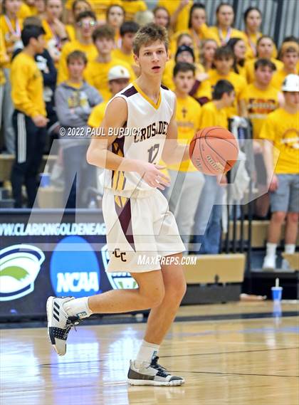 Thumbnail 3 in Elk County Catholic vs DuBois Central Catholic (District IX A Championship) photogallery.