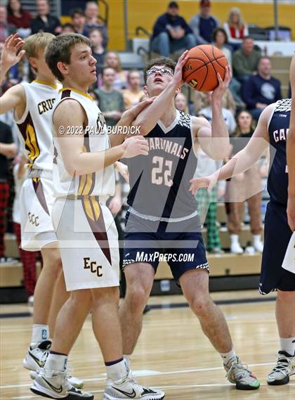 Thumbnail 2 in Elk County Catholic vs DuBois Central Catholic (District IX A Championship) photogallery.