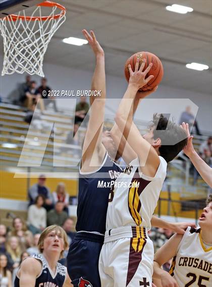 Thumbnail 3 in Elk County Catholic vs DuBois Central Catholic (District IX A Championship) photogallery.