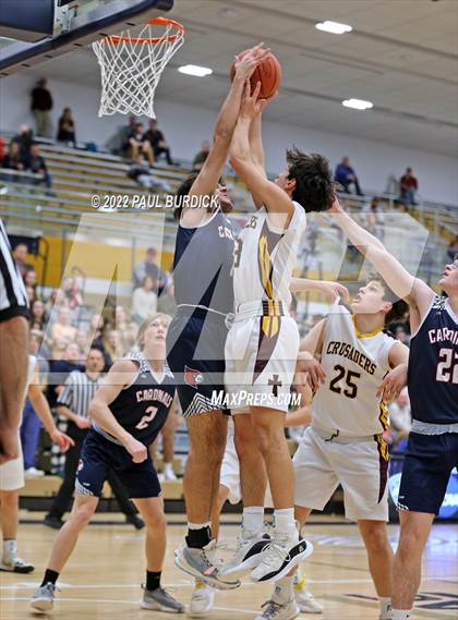 Thumbnail 1 in Elk County Catholic vs DuBois Central Catholic (District IX A Championship) photogallery.