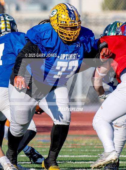 Thumbnail 1 in Sacramento Optimist All-Star Football North vs South photogallery.