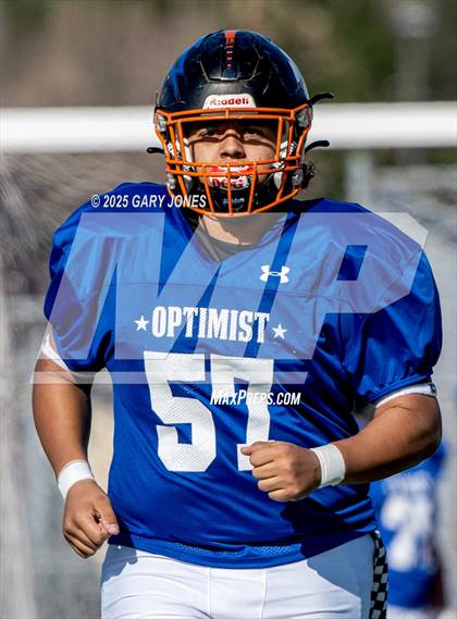 Thumbnail 1 in Sacramento Optimist All-Star Football North vs South photogallery.