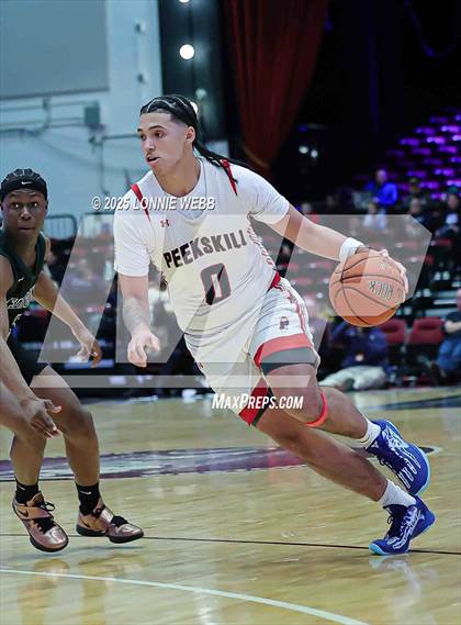 Thumbnail 2 in Woodlands vs Peekskill (Slam Dunk Showcase) photogallery.