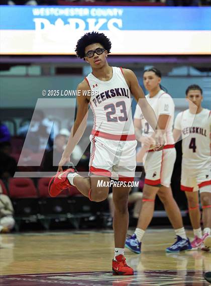 Thumbnail 2 in Woodlands vs Peekskill (Slam Dunk Showcase) photogallery.