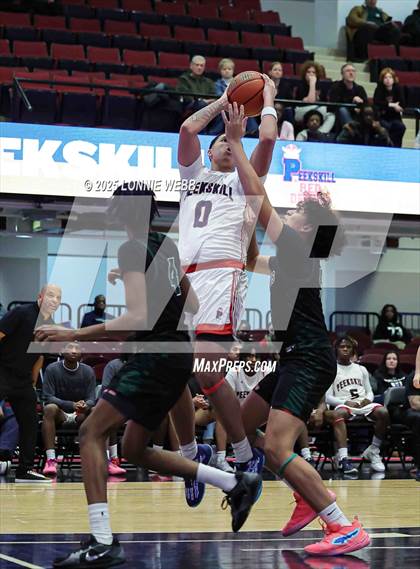 Thumbnail 1 in Woodlands vs Peekskill (Slam Dunk Showcase) photogallery.